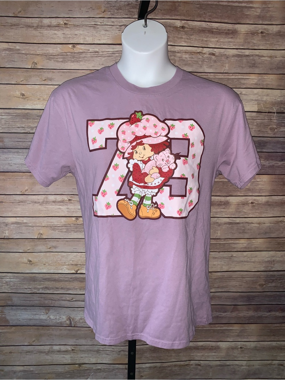 Woman Strawberry Graphic Tee - Size Large